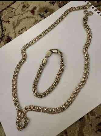 Браслет, Проба 585, Унисекс, Б/у, Парный набор Бишкек