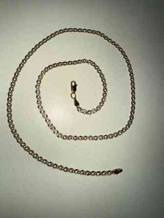 Золотая цепочка, плетение «ланцгард/витая верёвка». - Цвет: жёлтое Бишкек