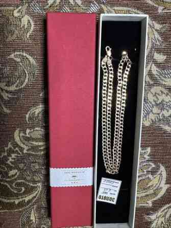 Золотая цепочка в подарочной коробке. - Материал: Российское золото Бишкек