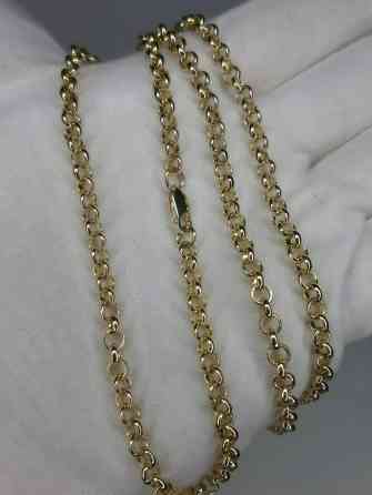 Цепочка из желтого золота с классическим плетением Шопард Бишкек