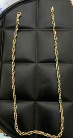 Золотая цепочка 5,47 граммов “Верёвка” (rope chain) - Материал Бишкек