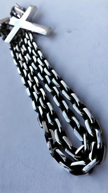 Серебряный браслет Император 50 грамм Делаю на Заказ Золотые и Бишкек - изображение 20