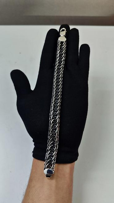 Серебряный браслет Император 50 грамм Делаю на Заказ Золотые и Бишкек - изображение 22