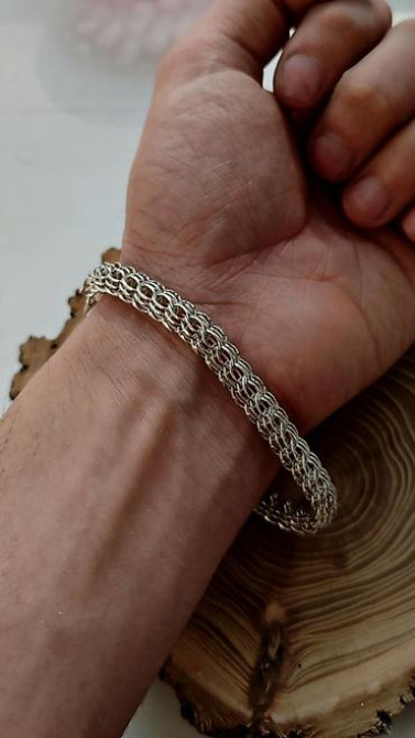 Серебряный браслет Император 50 грамм Делаю на Заказ Золотые и Бишкек - изображение 16