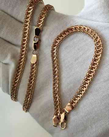 Комплект Плетения Венеция Золото 585 проба Делаю на Заказ Золотые и Бишкек