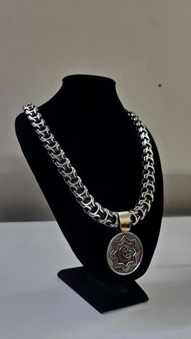 Цепь для бензопилы, Бисмарк, Проба 585, Мужские, Новый, Ручная работа Бишкек - изображение 21