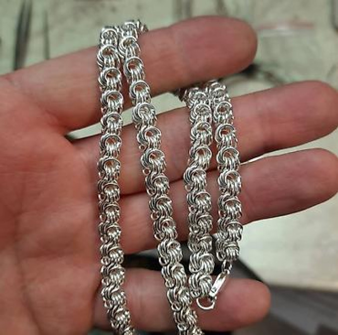 Цепь для бензопилы, Бисмарк, Проба 585, Мужские, Новый, Ручная работа Бишкек - изображение 53
