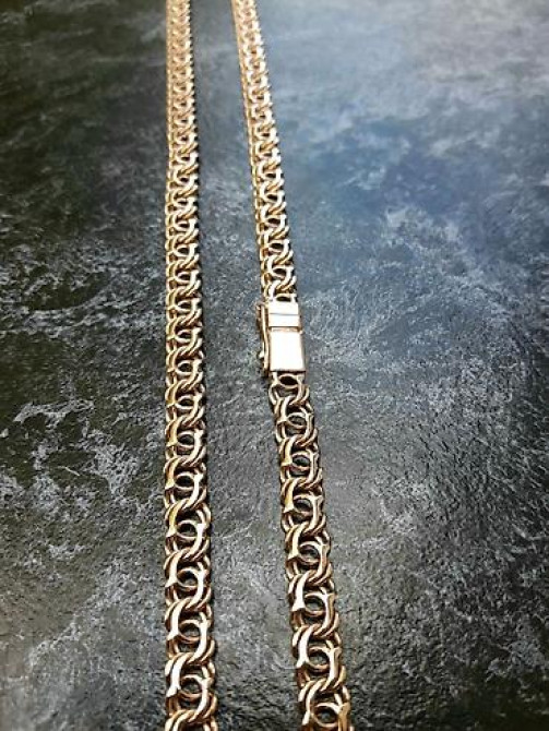 Цепь для бензопилы, Бисмарк, Проба 585, Мужские, Новый, Ручная работа Бишкек - изображение 43