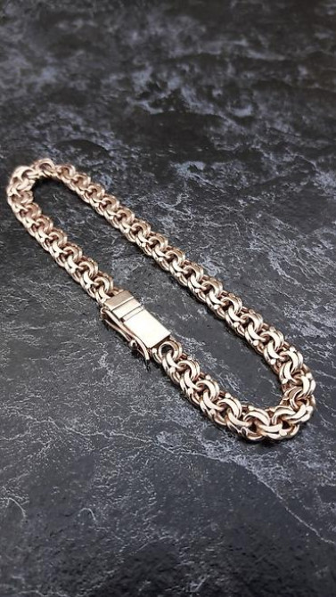 Цепь для бензопилы, Бисмарк, Проба 585, Мужские, Новый, Ручная работа Бишкек - изображение 41