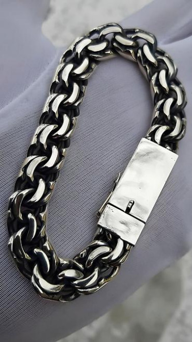 Цепь для бензопилы, Бисмарк, Проба 585, Мужские, Новый, Ручная работа Бишкек - изображение 25