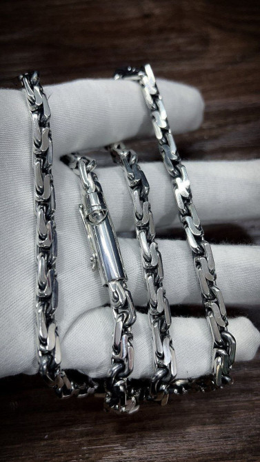 Серебряная цепочка Московский Бит Ювелир. Ювелирные изделия. Ювелирные Бишкек - изображение 1