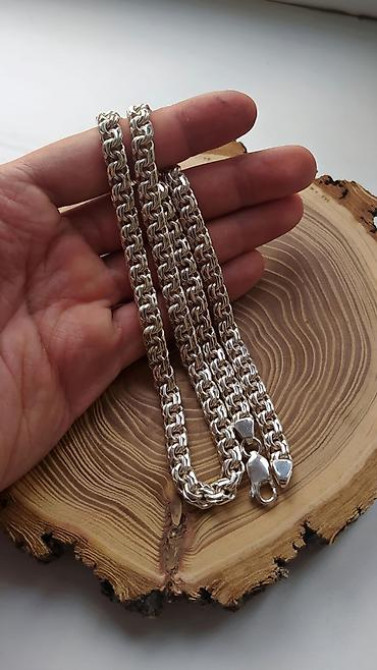 Цепь для бензопилы, Проба 585, Мужские, Новый, Ручная работа Бишкек - изображение 2