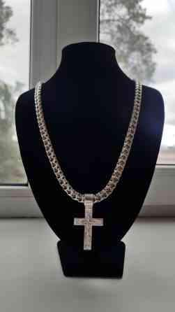 Серебряная цепь Рамзес Делаю на Заказ Золотые и Серебряные изделия Бишкек