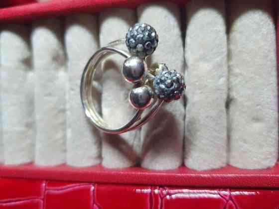 Кольцо Марказит . Серебро 925 проба . Размер 18,5 -19 Бишкек