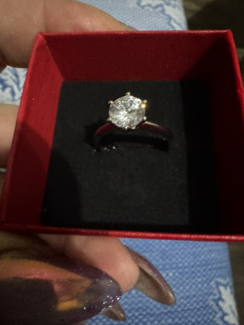 Кольцо, Помолвочное, Женские, Цирконий, Новый Бишкек - изображение 1