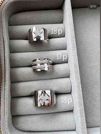 Кольца с муассанитом и фианитами, серебро 925 - Новое поступление Бишкек