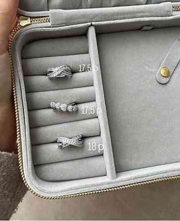 Кольца с муассанитом и фианитами, серебро 925 - Новое поступление Бишкек