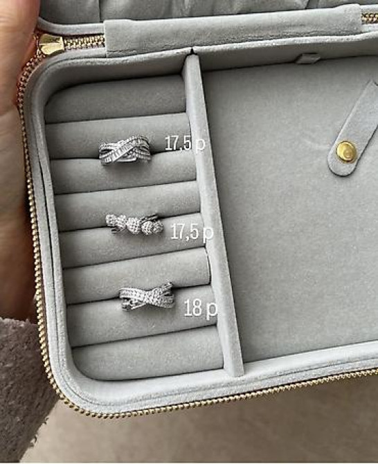 Кольца с муассанитом и фианитами, серебро 925 - Новое поступление Бишкек - изображение 5