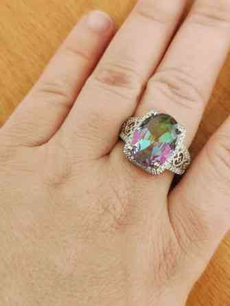 Кольцо, Проба 925, Женские, Циркон, Новый Бишкек