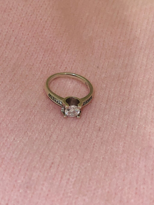 Кольцо, Помолвочное, Проба 925, Б/у Бишкек - изображение 1