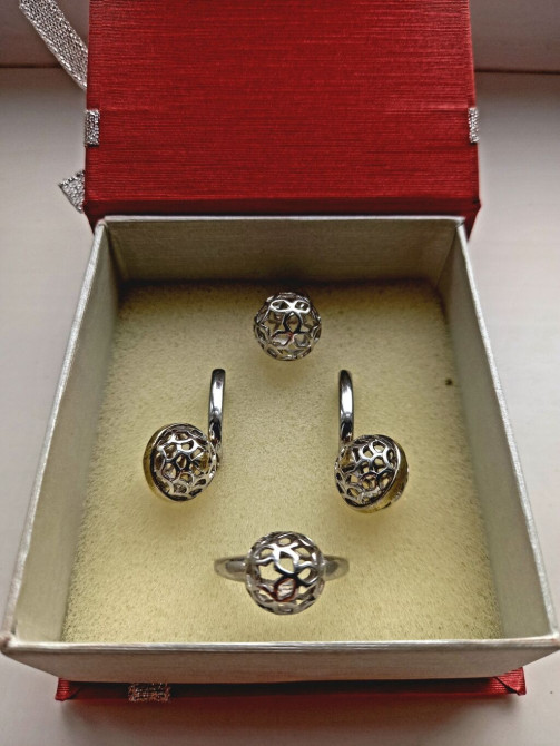 Кольцо, Проба 925, Женские, Без вставки, Новый Бишкек - изображение 1