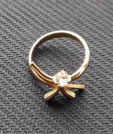 Кольцо позолоченное. Размер 18 Бишкек