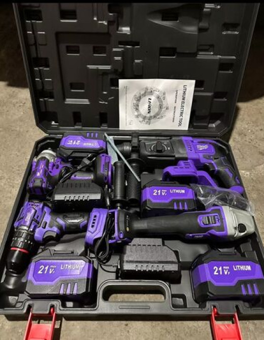 Аккумуляторная болгарка, Новый, Бесплатная доставка, Платная доставка, Самовывоз Бишкек - изображение 2