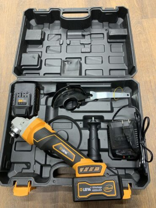 Болгарка УШМ аккумуляторная hiBOSS Болгарка на батарейке Бишкек - изображение 5