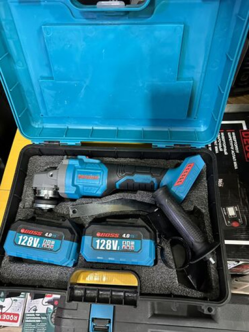 Болгарка УШМ аккумуляторная hiBOSS Болгарка на батарейке Бишкек - изображение 1