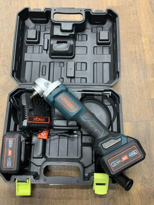 Болгарка УШМ аккумуляторная hiBOSS Болгарка на батарейке Бишкек - изображение 3