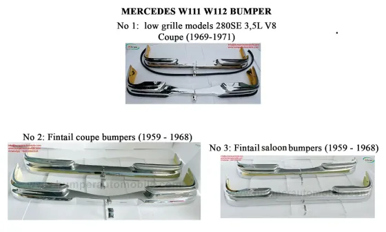 Mercedes W111 W112 Model Saloon And Coupe/Cabriolet Майлуу-Суу