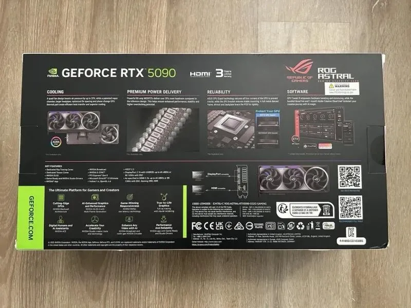 ASUS TUF Gaming GeForce RTX 5090 OC Edition 32GB Graphics Card Бишкек - изображение 2