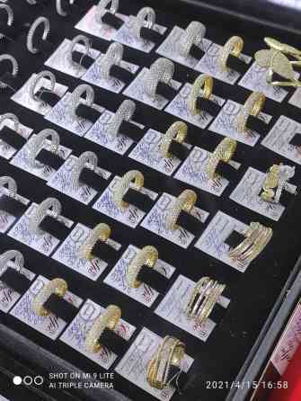 Серебряный кольцо Италия Эксклюзив Серебро 925 пробы Размеры имеются Бишкек