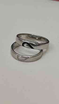 Кольцо, Обручальное, Проба 925, Унисекс, Новый Бишкек