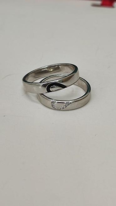 Кольцо, Обручальное, Проба 925, Унисекс, Новый Бишкек - изображение 1