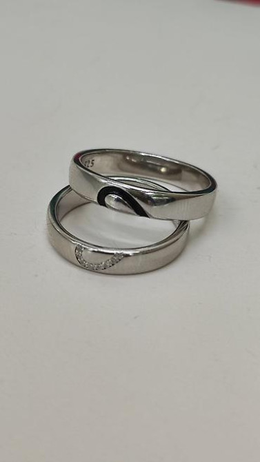 Кольцо, Обручальное, Проба 925, Унисекс, Новый Бишкек - изображение 2
