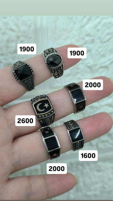 Кольцо, Печатка, Проба 925, Мужские, Новый Бишкек - изображение 1