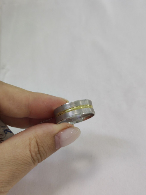 Новая коллекция Италия Серебряный обручальныей кольцо Серебро Bishkek - photo 1