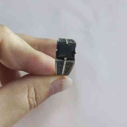 Серебряный Мужской Печатка Серебро с марказидами 925 пробы Размеры Бишкек