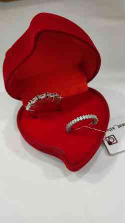 Кольцо 2в1 Серебро 925 Размеры имеются Цена 2800сом Есть доставка Бишкек