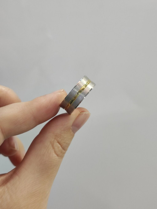 Новая коллекция дизайн Италия Серебряное кольцо Серебро напыление Bishkek - photo 1