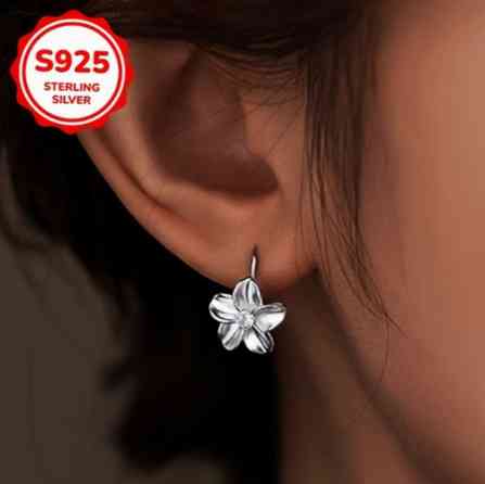 Серебряные серьги, Проба 925, Цирконий, Женские, Новый Бишкек