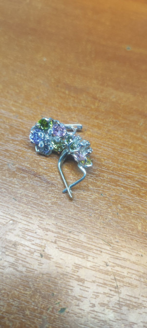 Серьги серебро проба 925 вес 5.70 Бишкек - изображение 1