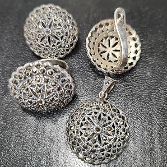 Комплект серебрянный 5000 комплект 3200 Серебряный комплект 2700 Бишкек - изображение 11