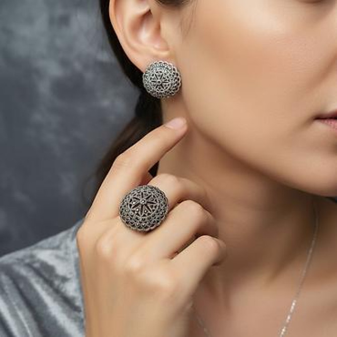 Комплект серебрянный 5000 комплект 3200 Серебряный комплект 2700 Бишкек - изображение 22