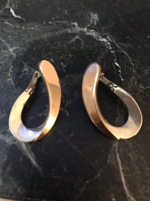 Серебряные серьги, Проба 925, Женские, Б/у Бишкек - изображение 1