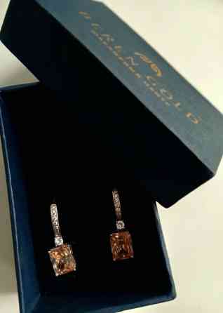 Серебряные серьги, Проба 925, Женские, Новый Бишкек