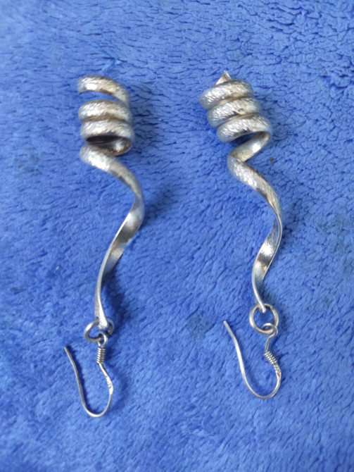 Серебряные серьги, Проба 925, Женские Бишкек - изображение 1