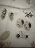 Серьги Серебро. По 1000 сом. ( зачеркнутые проданы) Все серьги с Бишкек