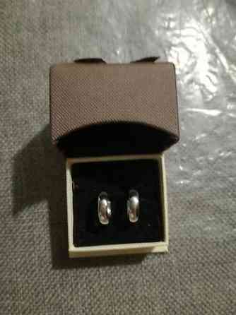 Серебряные серьги, Проба 925, Янтарь, Женские, Новый Бишкек